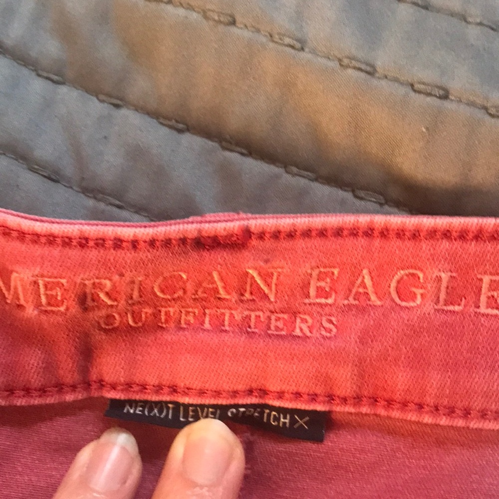 Rose colored jeans